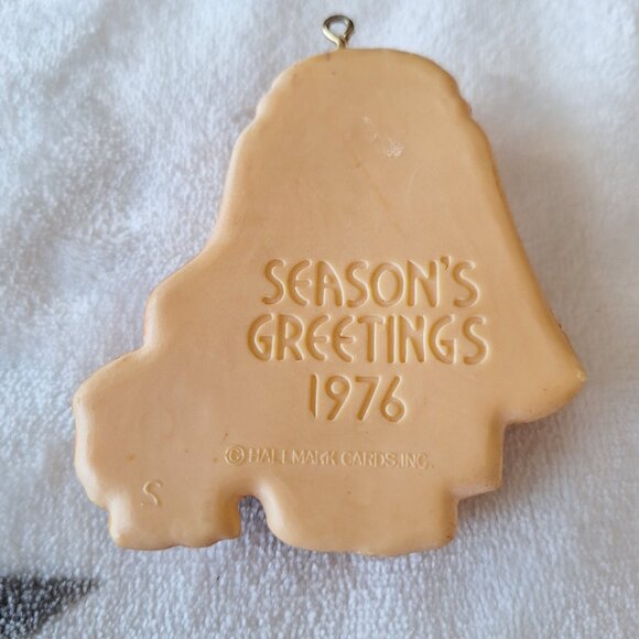 Vintage 1976 Hallmark Keepsake Tree Trimmer Christmas Ornament Shepherd & Sheep - Picture 2 of 3